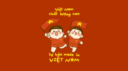 Mẫu thiết kế Hình nền máy tính 2/9, Quốc Khánh, lễ hội, Việt Nam, sự kiện, dễ thương, cute, chibi, hoạt hình, cartoon 1781534830