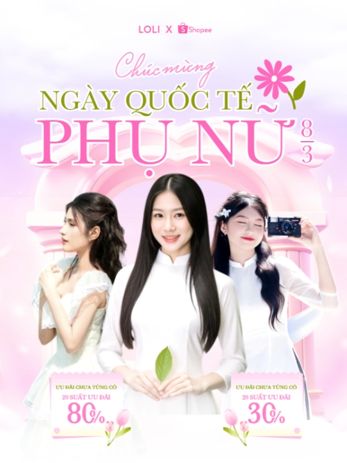 Mẫu thiết kế Banner dọc Chúc mừng ngày Quốc tế phụ nữ 8/3 1781696829