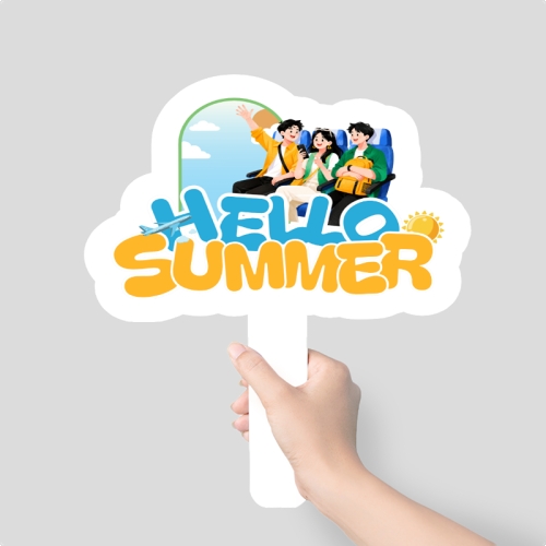 Mẫu thiết kế Hashtag cầm tay Hello summer 1780425948