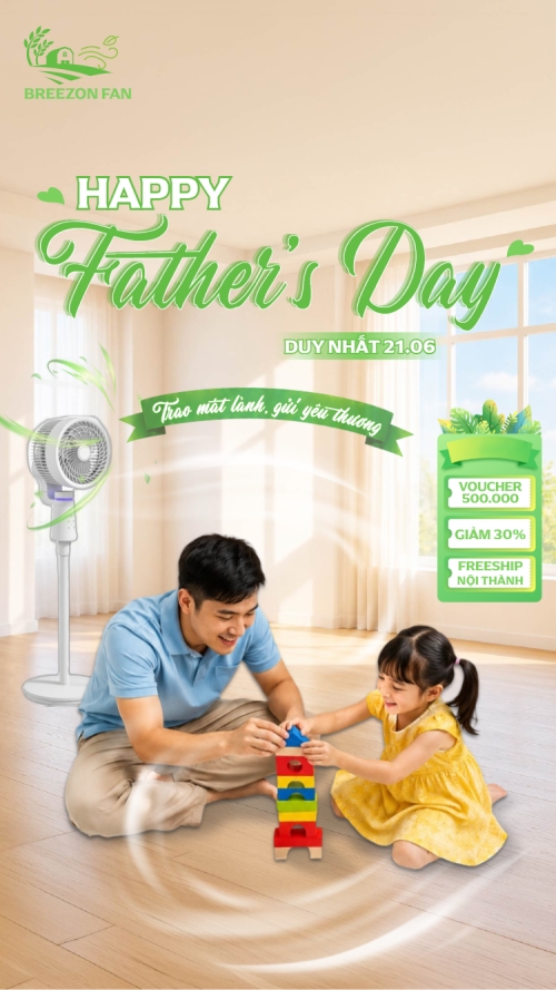 Mẫu thiết kế Bài post MXH (9:16) Happy Father's Day 1781512947