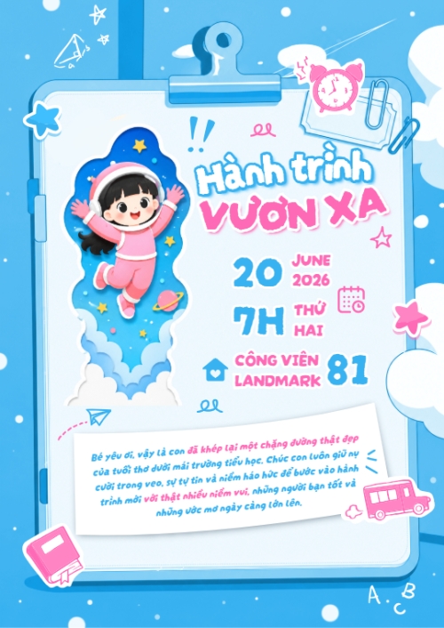 Mẫu thiết kế Thư mời Hành trình vươn xa 1780421925