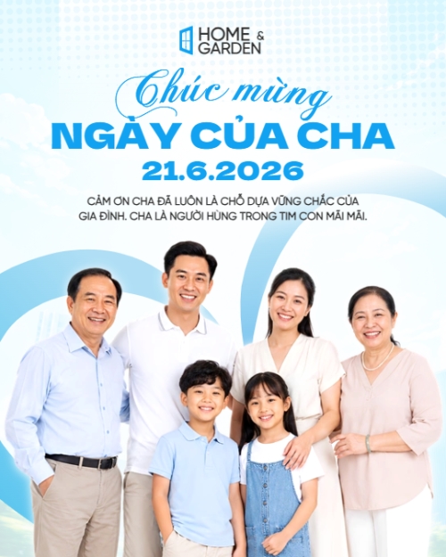 Mẫu thiết kế Bài post MXH dọc Chúc mừng ngày của cha 21.6 1780713271