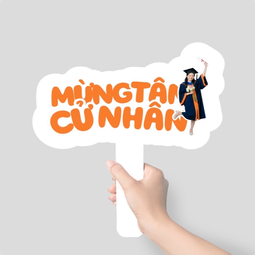 Mẫu thiết kế Hashtag cầm tay Chúc mừng tốt nghiệp 1781535422