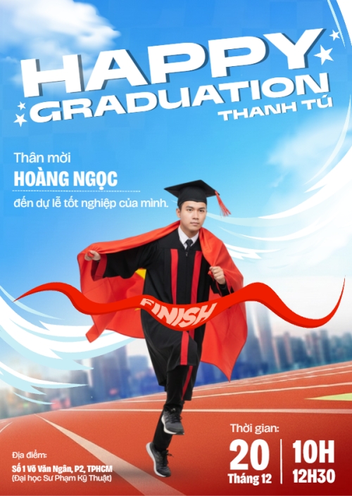Mẫu thiết kế Thư mời Cuộc đua tốt nghiệp 1781073402