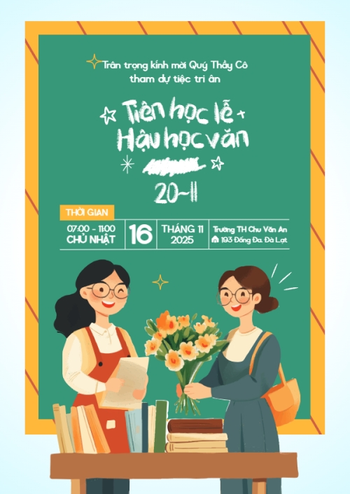 Mẫu thiết kế Thư mời Tiên học lễ hậu học văn 1781547785