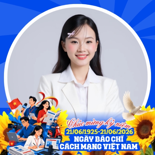 Mẫu thiết kế Ảnh đại diện - Avatar Chúc mừng kỷ niệm ngày Báo chí Cách mạng Việt Nam 21/6 1780601462