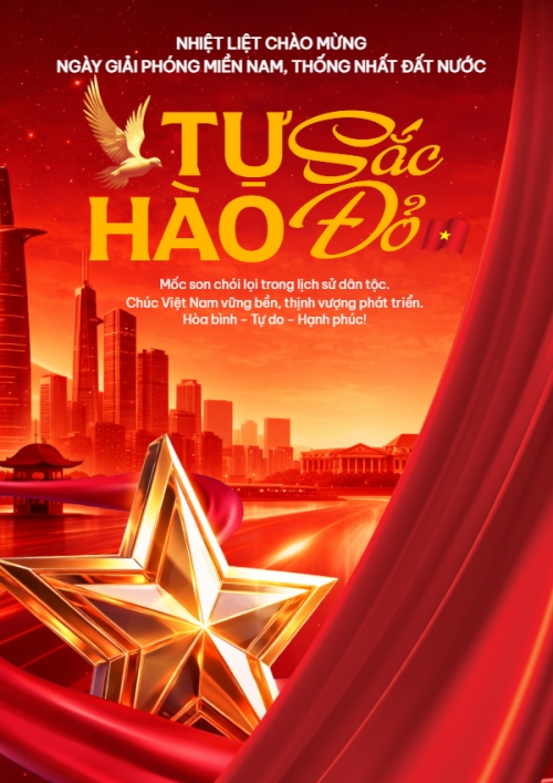 Mẫu thiết kế Poster chuẩn Tự hào sức đỏ 1781083874