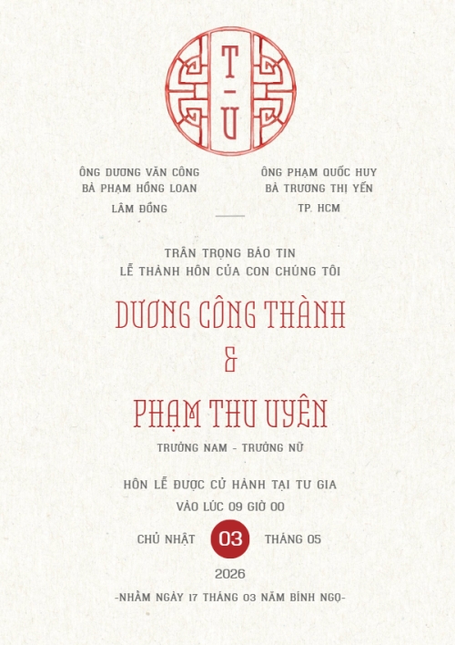 Mẫu thiết kế Ruột thiệp cưới Thiệp cưới Uyên ương 1780431491