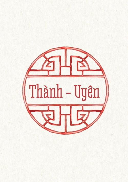 Mẫu thiết kế Ruột thiệp cưới Thiệp cưới Uyên ương 1780436289