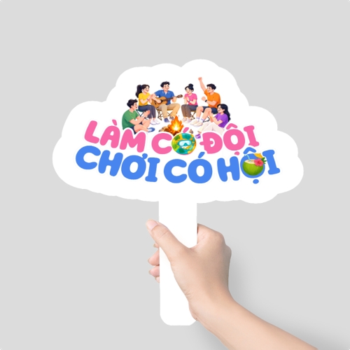 Mẫu thiết kế Hashtag cầm tay Làm có hội chơi có đội 1780426012