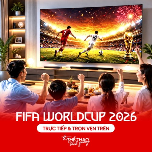 Mẫu thiết kế Bài post MXH vuông Xem trực tiếp và trọn vẹn fifa Worldcup 2026 1781513131