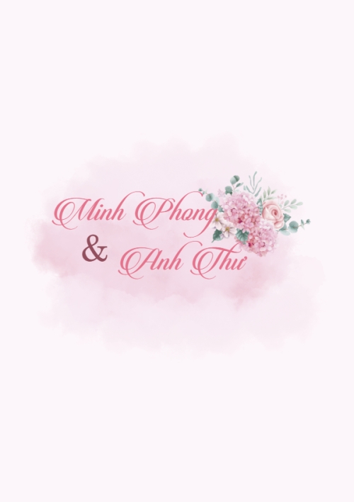 Mẫu thiết kế Ruột thiệp cưới Thiệp cưới hoa hồng màu nước 1780435988