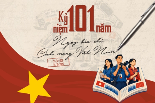 Mẫu thiết kế Bài post MXH ngang Kỷ niệm ngày báo chí cách mạng Việt Nam 1781066034