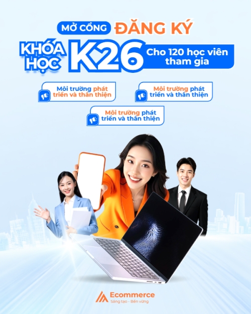 Mẫu thiết kế Bài post MXH dọc Mở cổng đăng ký khóa học 1780438267