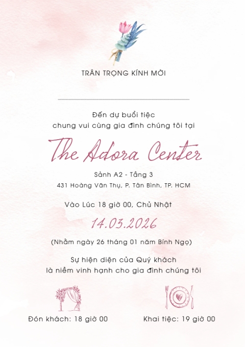 Mẫu thiết kế Ruột thiệp cưới Thiệp cưới Sweet love 1780440125