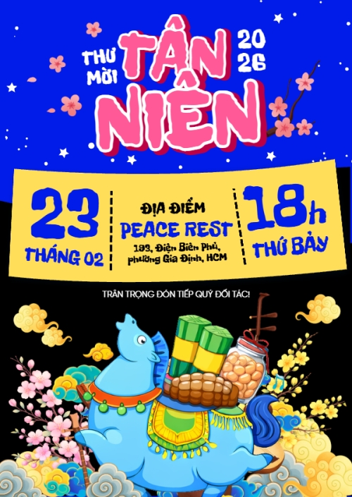 Mẫu thiết kế Thư mời Thư mời tân niên 1780421926