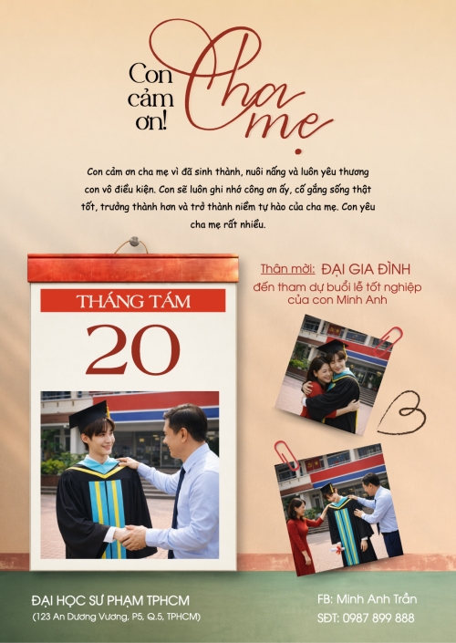 Mẫu thiết kế Thư mời Cảm ơn đấng sinh thành 1780425470