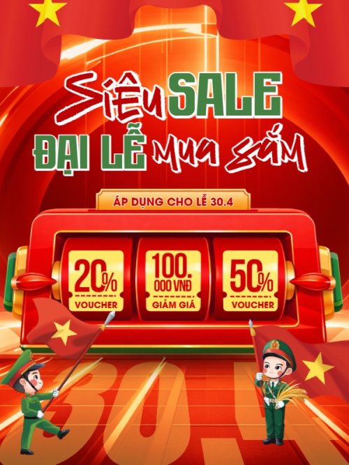 Mẫu thiết kế Banner dọc Siêu sale đại lễ mua sắm 30/4 1781692358
