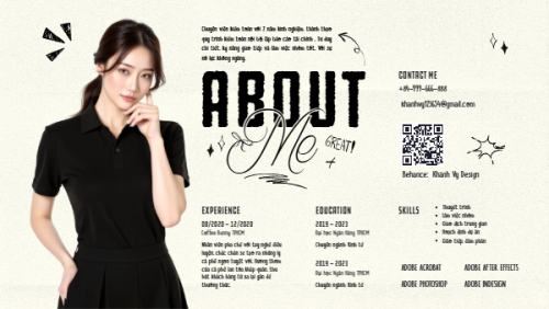 Mẫu thiết kế Bài thuyết trình Hồ sơ xin việc Graphic Designer 1781541498