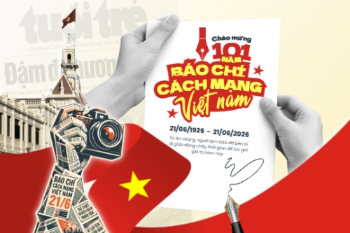Mẫu thiết kế Bài post MXH ngang Chào mừng ngày Báo chí Cách mạng Việt Nam 21/6 1781073256