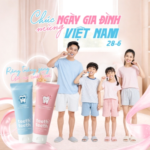 Mẫu thiết kế Bài post MXH vuông Chúc mừng ngày gia đình Việt Nam 1781343968