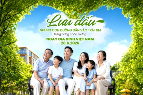 Mẫu thiết kế Bài post MXH ngang Chào mừng ngày Gia đình Việt Nam 28.6 1781498397