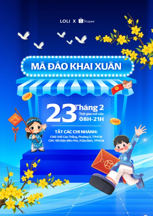 Mẫu thiết kế Poster chuẩn Thông báo hoạt động trở lại 1781536167