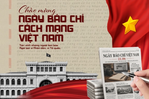 Mẫu thiết kế Bài post MXH ngang Ngày báo chí Cách mạng Việt Nam 1781060834