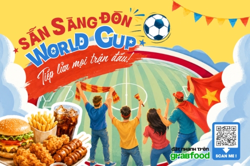Mẫu thiết kế Bài post MXH ngang Sẵn sàng đón Worldcup 1781494136