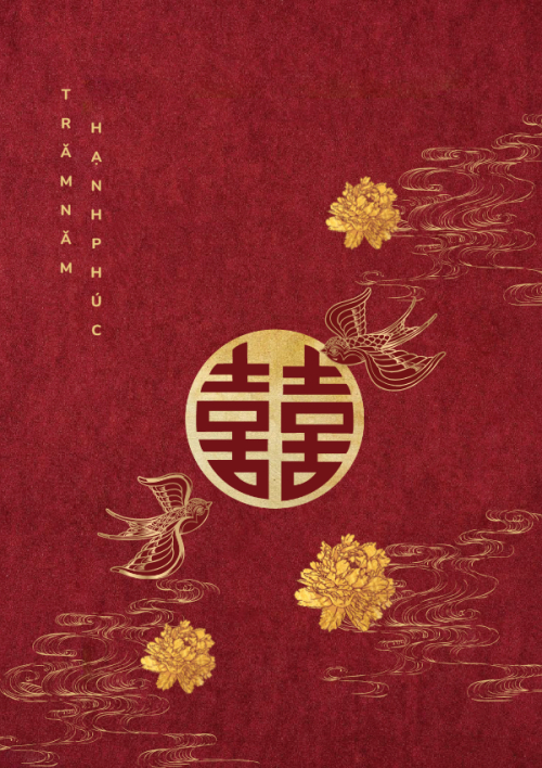 Mẫu thiết kế Ruột thiệp cưới Kim Ngọc Lương Duyên, truyền thống, traditional, dân gian 1780427072
