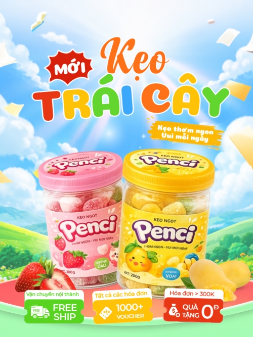 Mẫu thiết kế Banner dọc Kẹo trái cây 1781696357