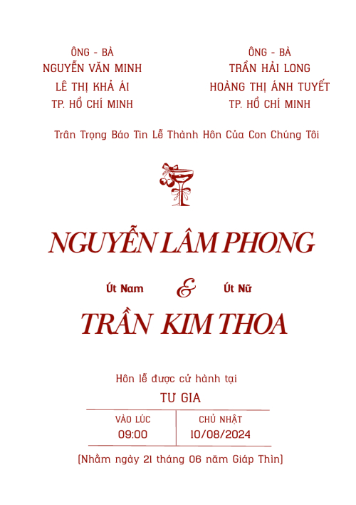 Mẫu thiết kế Ruột thiệp cưới Uyên ương, hiện đại, sang trọng, morden 1780431491