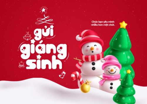 Mẫu thiết kế Thiệp chúc mừng Gửi giáng sinh 1781535421
