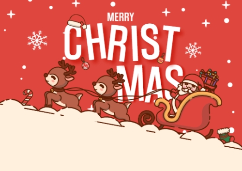 Mẫu thiết kế Thiệp chúc mừng Merry Christmas 1781535543