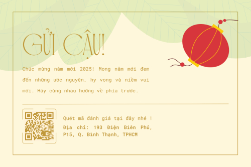Mẫu thiết kế Thank you card Tết, Xuân, Ất tỵ, 2025, năm 2025, hoa lá, thuần Việt, cổ điển 1781084836