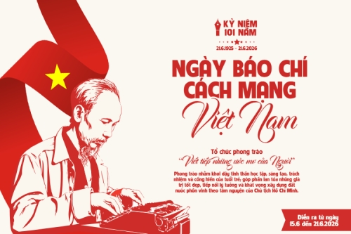Mẫu thiết kế Bài post MXH ngang Ngày báo chí Cách mạng Việt Nam 1781060834