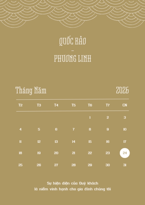 Mẫu thiết kế Ruột thiệp cưới Thiệp cưới Vàng son hỷ sự 1780431441