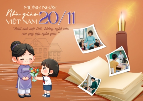 Mẫu thiết kế Thiệp chúc mừng Mừng ngày Nhà Giáo Việt Nam 1781060800