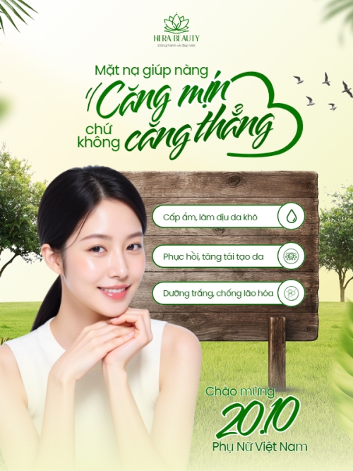 Mẫu thiết kế Banner dọc 20/10, Ngày phụ nữ Việt Nam, Vietnamese Women's Day, phụ nữ, sự kiện, event, mỹ phẩm, làm đẹp, beauty, hiện đại, modern	 1781692231