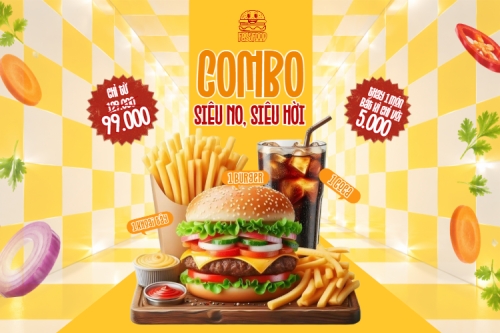 Mẫu thiết kế Bài post MXH ngang Combo siêu no siêu hời 1781498559