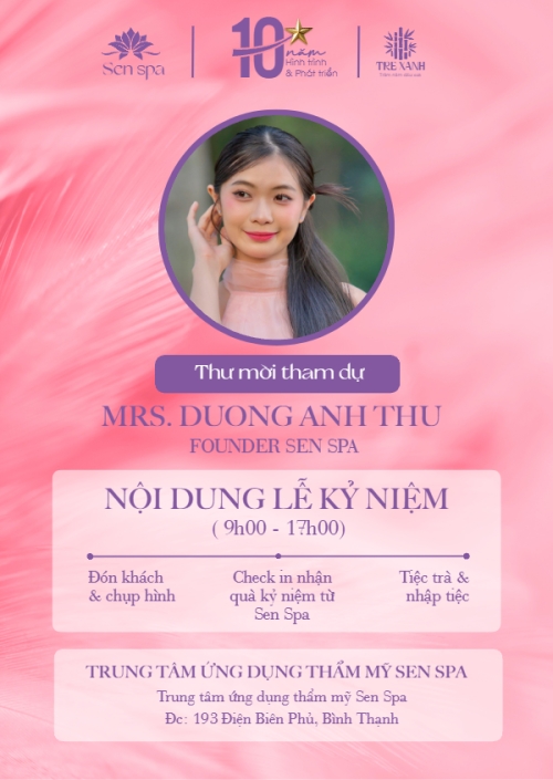 Mẫu thiết kế Thư mời Spa, beauty, làm đẹp, thẩm mỹ, sự kiện, event, hoa lá, hiện đại, sang trọng, modern 1781061001