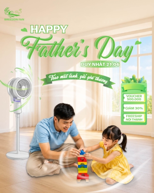 Mẫu thiết kế Bài post MXH dọc Happy Father's Day 1780724651