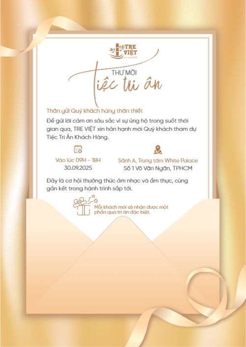 Mẫu thiết kế Thư mời Tri ân, văn phòng, office, sự kiện, event, hiện đại, sang trọng, modern 1780601514