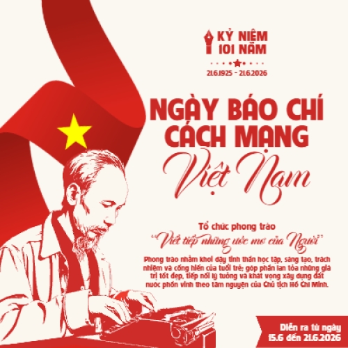 Mẫu thiết kế Bài post MXH vuông Ngày báo chí cách mạng Việt Nam 1780511938