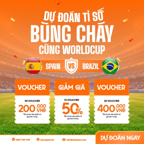 Mẫu thiết kế Bài post MXH vuông Ưu đãi kép bùng cháy cùng Worldcup 1781513131