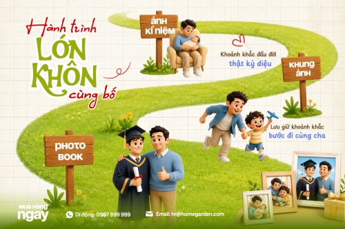Mẫu thiết kế Bài post MXH ngang Hành trình lớn khôn 1781060834