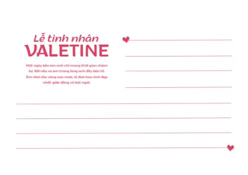 Mẫu thiết kế Thiệp chúc mừng Happy Valentine's Day 1781534573