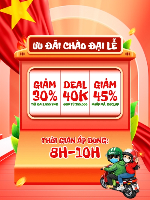 Mẫu thiết kế Banner dọc Giải phóng Hot Deal 30/4 và 1/5 1781696357