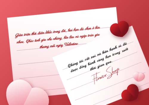 Mẫu thiết kế Thiệp chúc mừng Happy valentine's day 1781534575