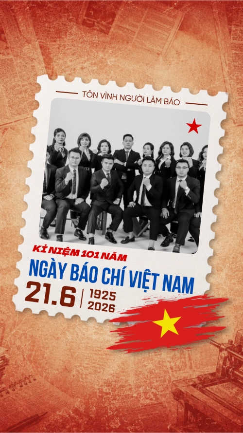 Mẫu thiết kế Bài post MXH (9:16) Tôn vinh nghề làm báo 1781521866